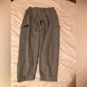 Grey joggers with four pockets size women large